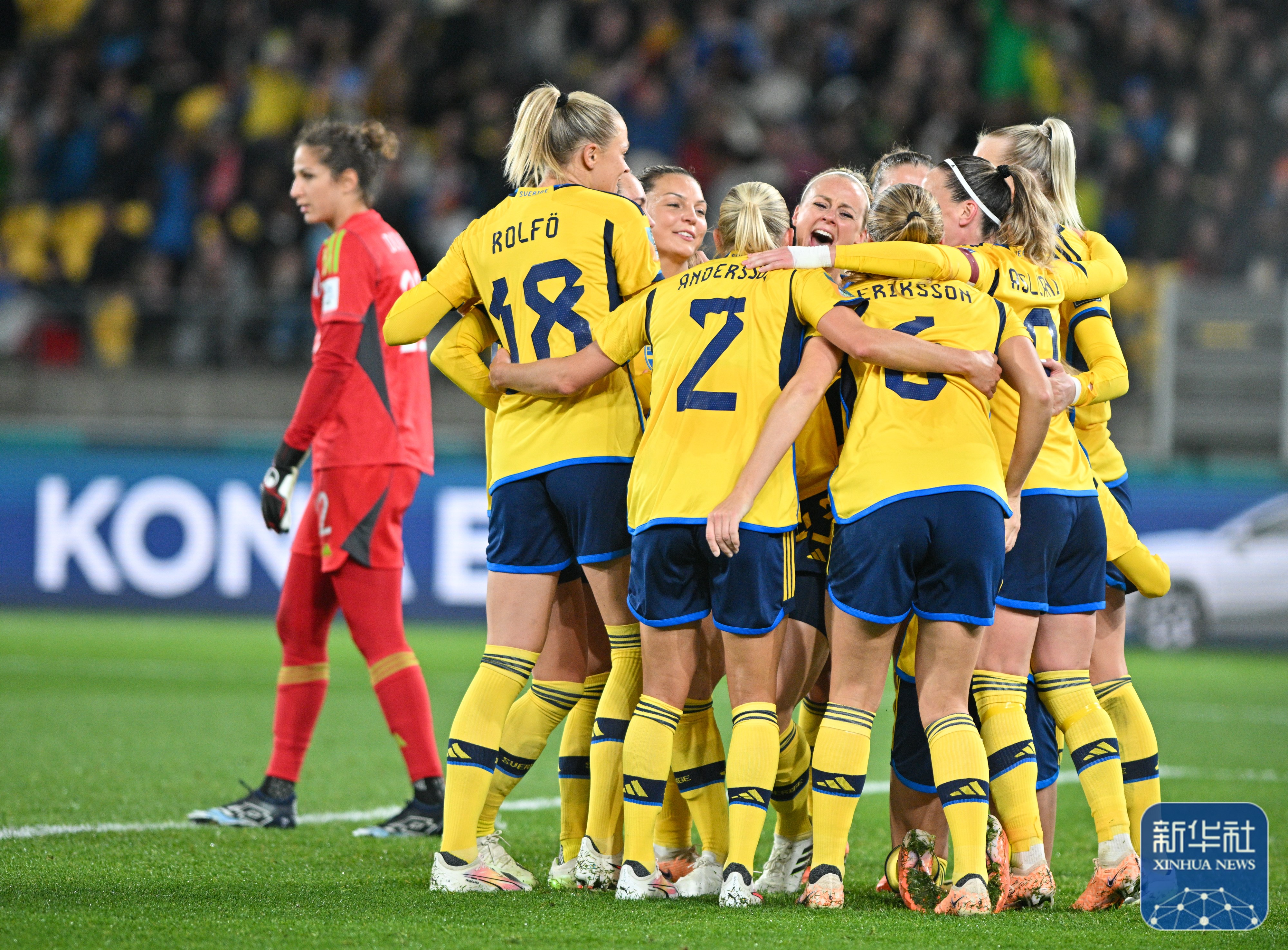 瑞典国家队在比赛中表现出色，取得胜利
